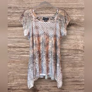 Frazzle Sheer Lined Blouse